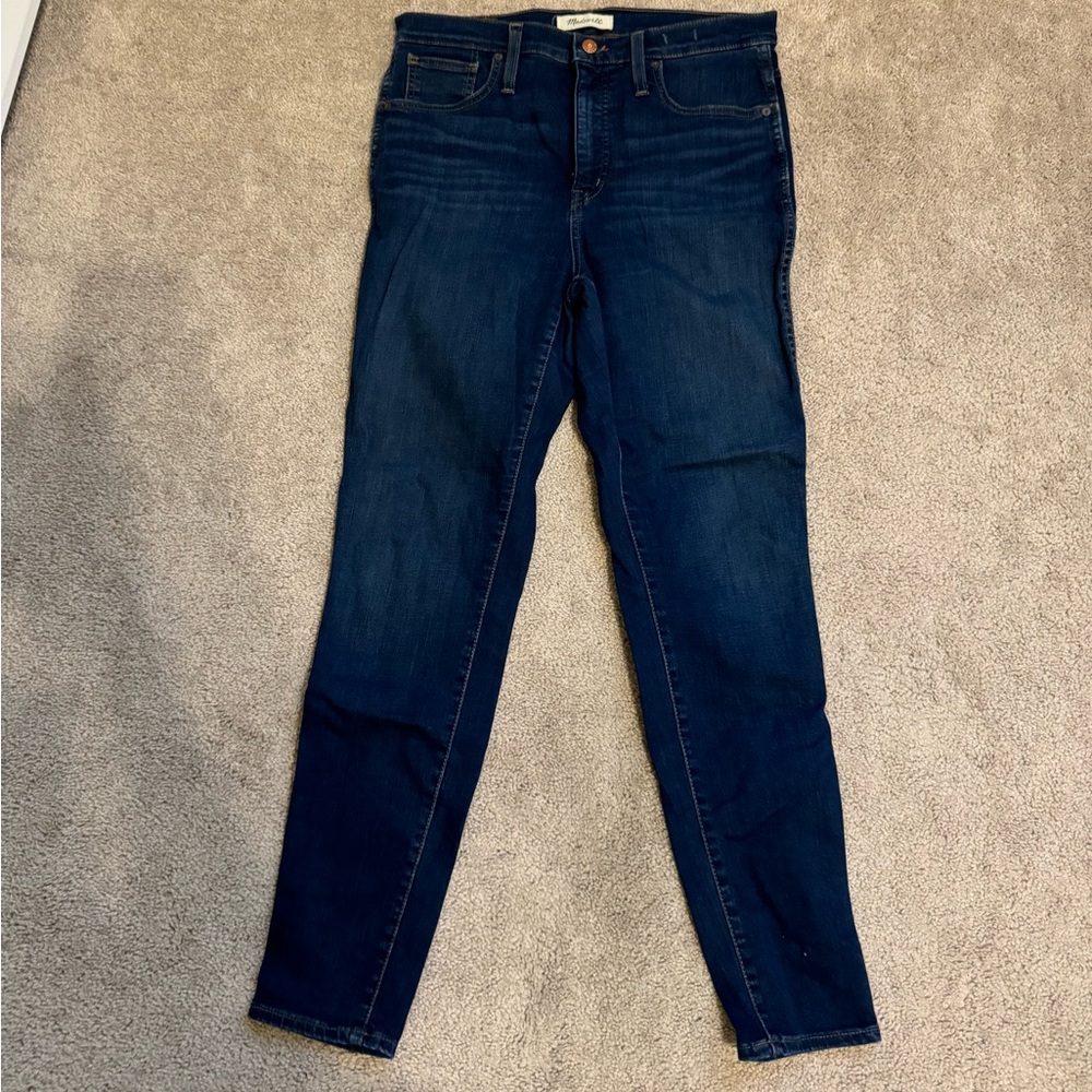 Madewell 10” high rise skinny jeans